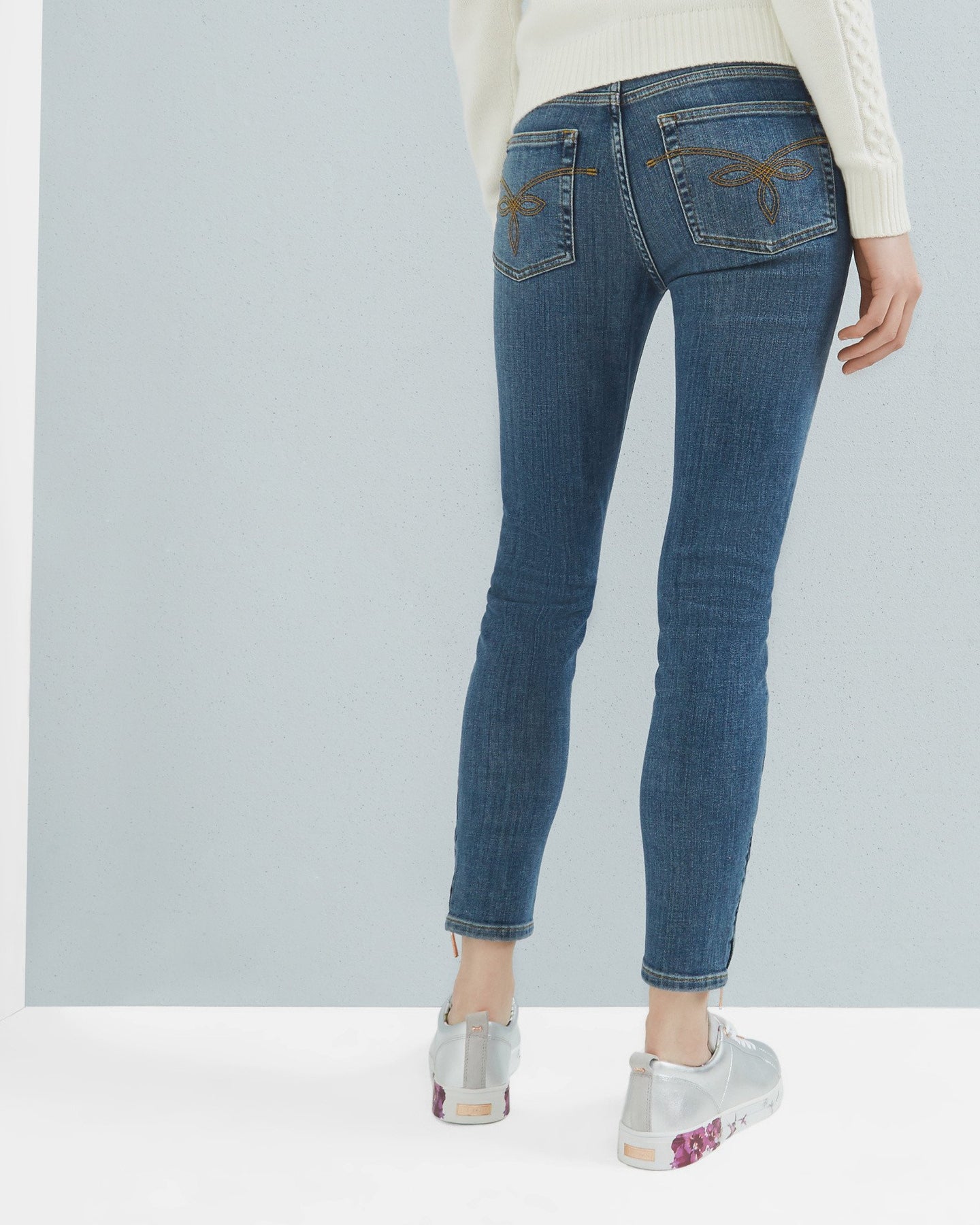 Lallita Mid Wash Skinny Jeans