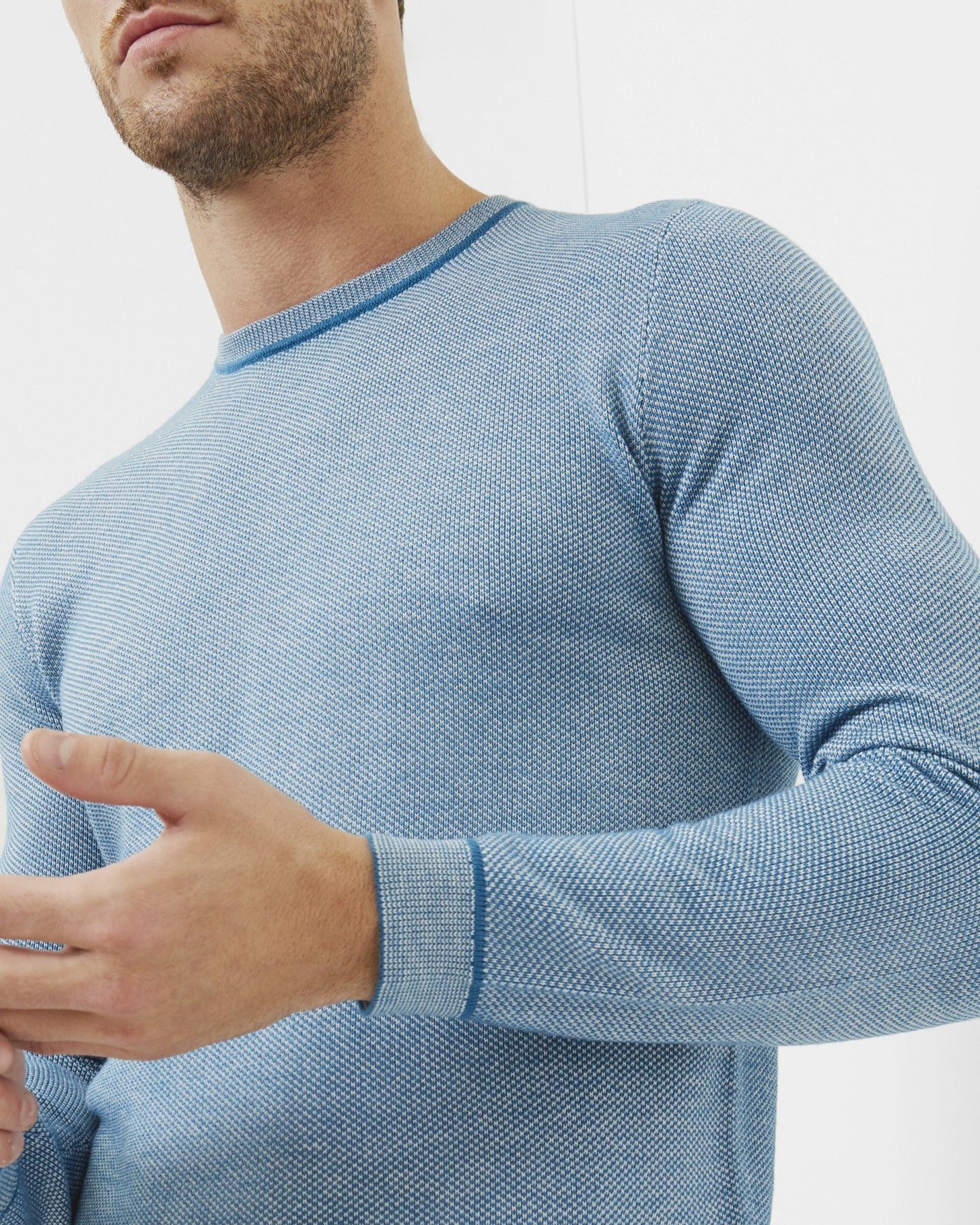 Millar Wool-Blend Crew Neck Jumper